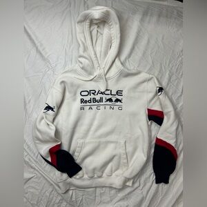 Hollister Red Bull Racing F1 White Hoodie Max Verstappen